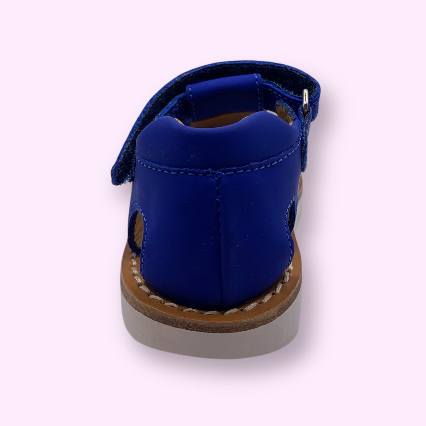 Pom d’Api - sandaal blauw velcro