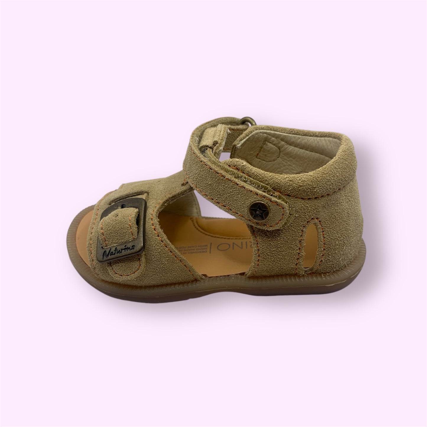 Naturino - sandaal beige velcro