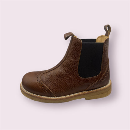 Angulus - chelsea boot camel met detail