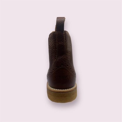 Angulus - chelsea boot camel met detail