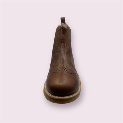 Angulus - chelsea boot camel met detail