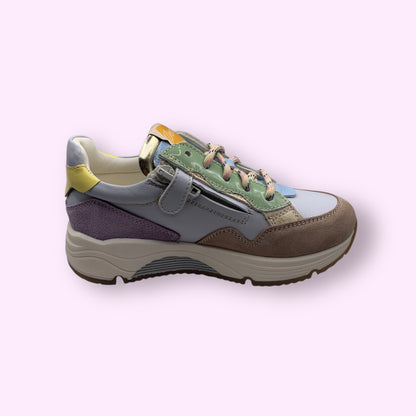 Ocra - sneaker multi lichtblauw