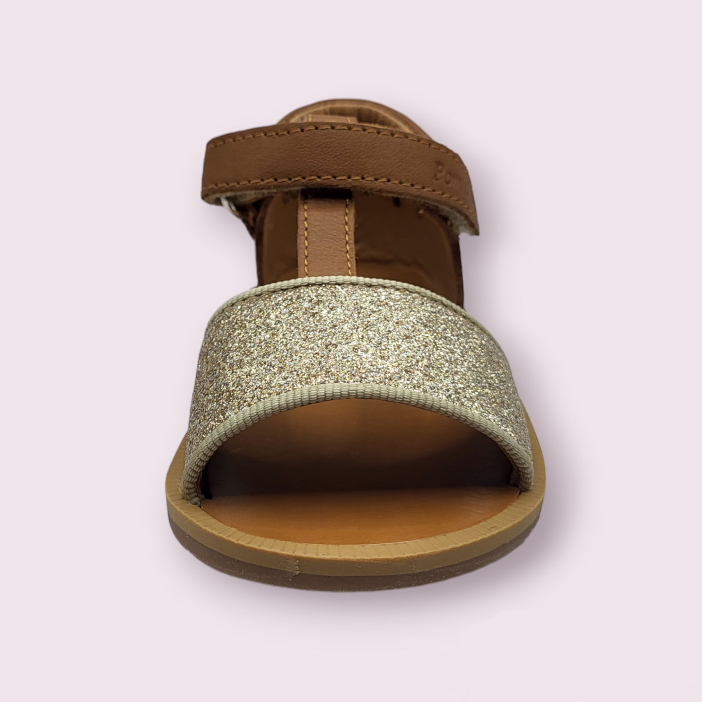 Pom d’Api- sandaal glitter goud